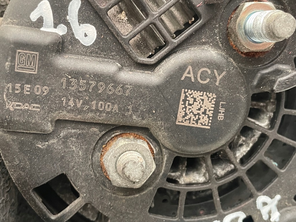 Opel astra j zafira c 1.6 16v генератор 100 amp 13579667 с Разборки