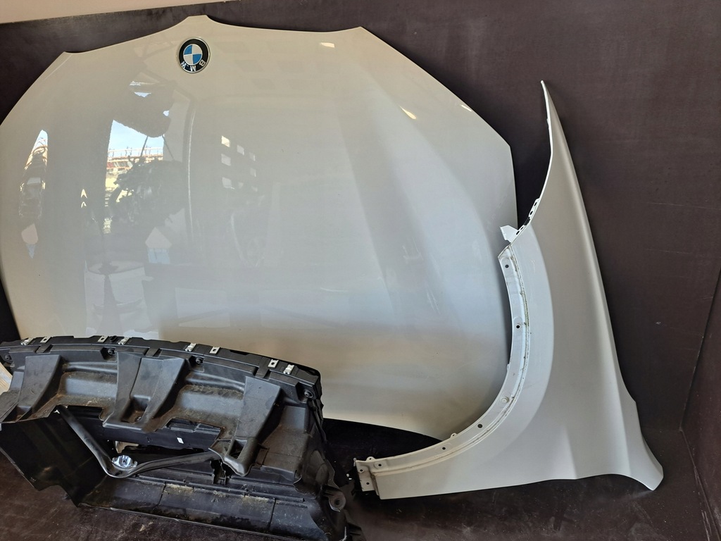 фото №5, Bmw x1 f48 перед капот pas бампер лампы капот alpinweiss 3 300