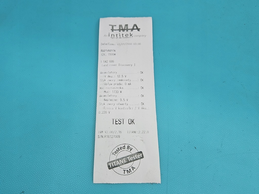 Test стартер land rover discovery 1 2.5 td 0986016210 Недорого