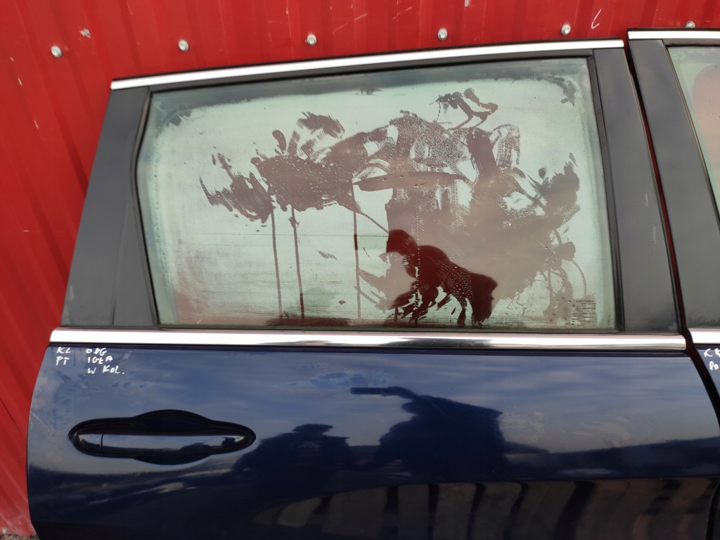 фото №9, Jeep cherokee kl дверь правый задняя правое задние оригинал цвет pbu идеальное состояние