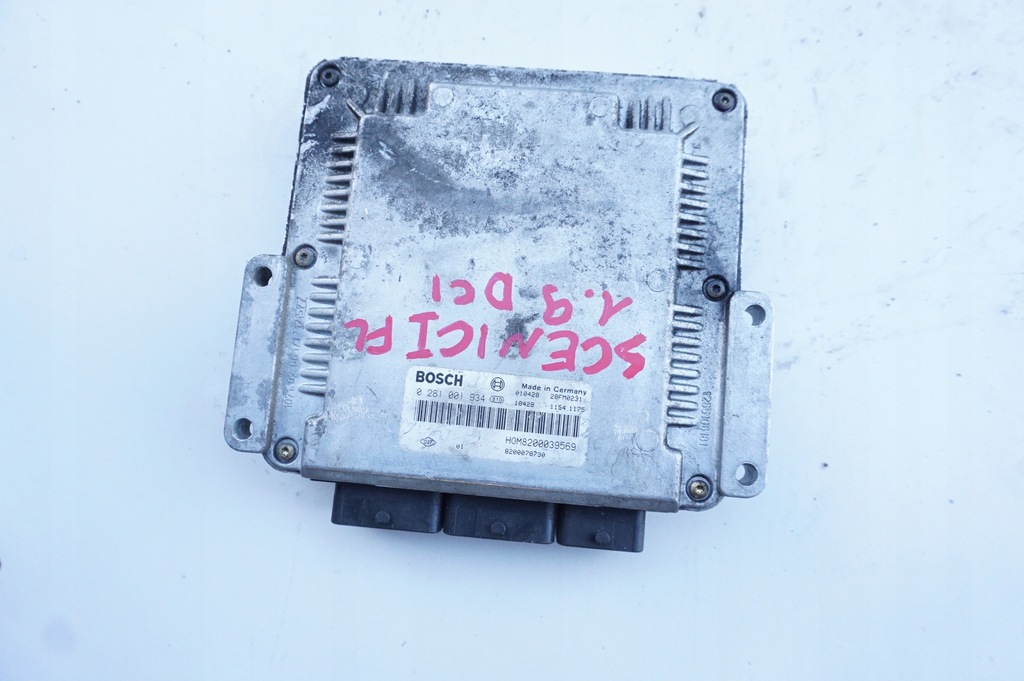 фото №1, Бортовий комп'ютер блок керування двигуна renault 0281001934