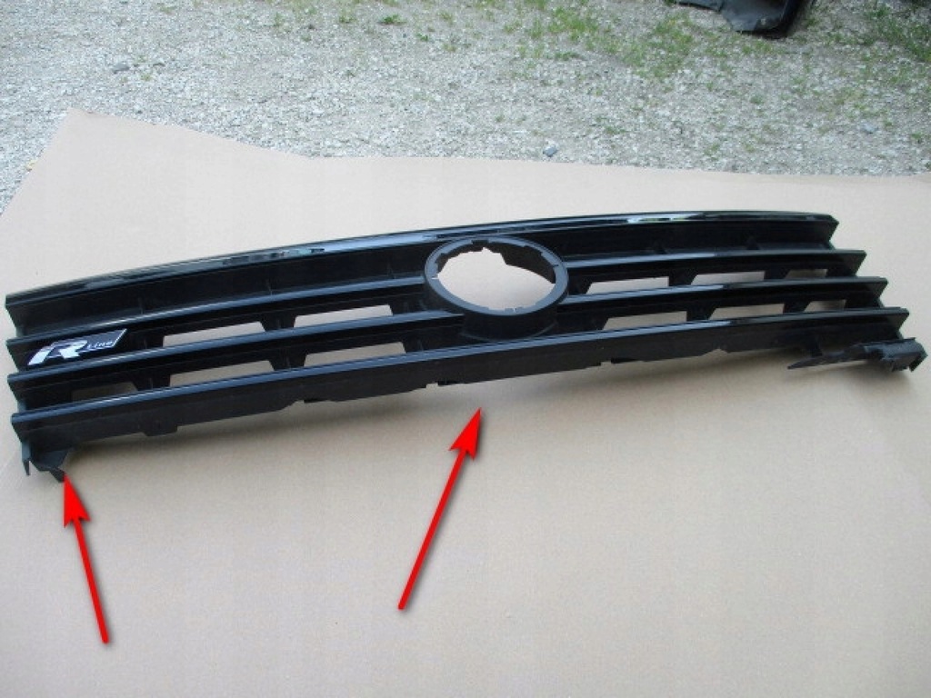 фото №2, Решётка радиатора решётка радиатора vw touareg r line 760853653b