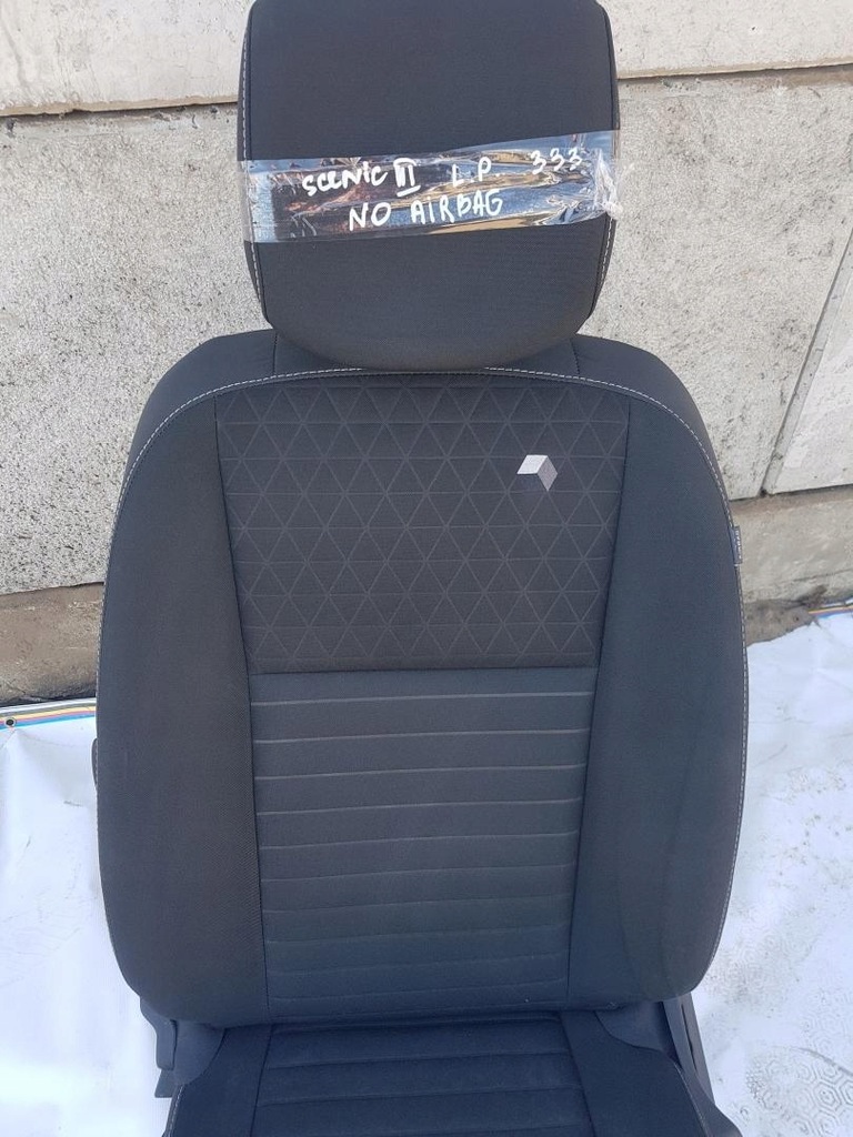 фото №3, Сиденье левый перед renault scenic iii