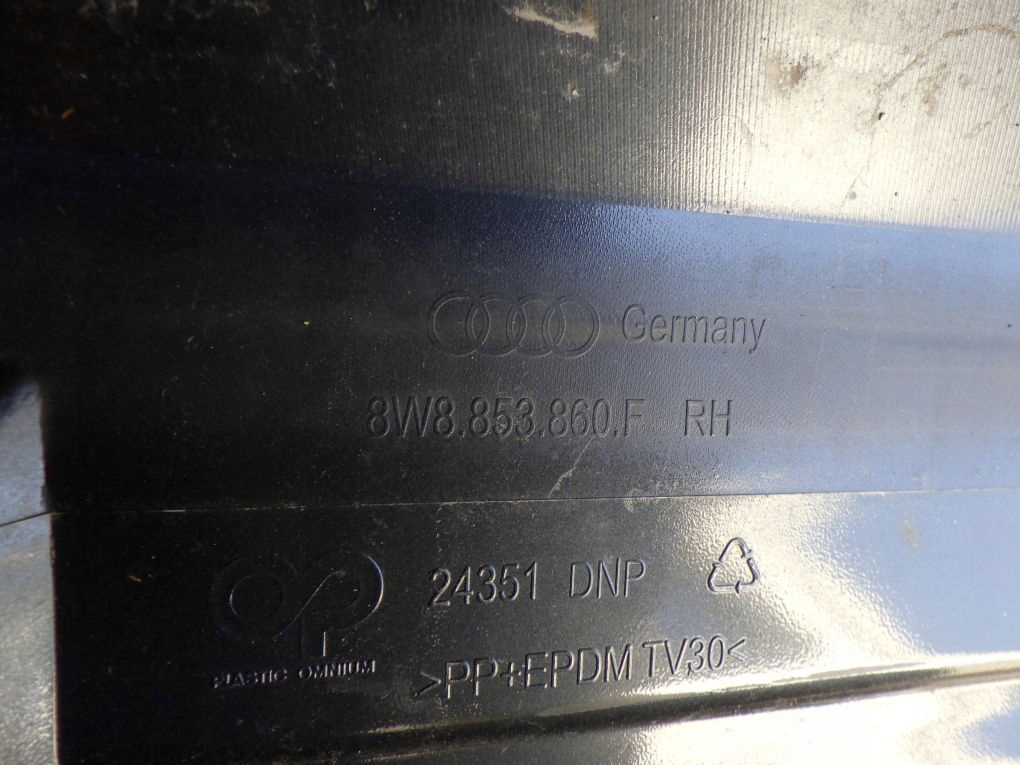 фото №7, Audi a5 sportback 8w 8w8 20- молдинг порог порог правый