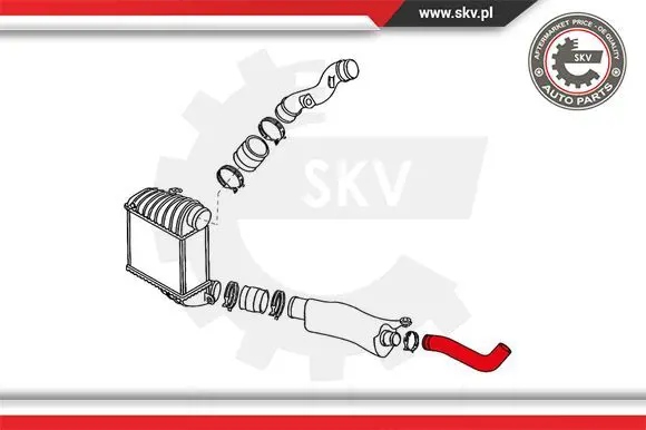 фото №3, Шланг труба воздуха 24skv732 esen skv vw