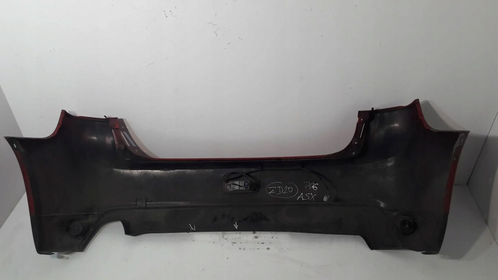 фото №12, Бампер задній mitsubishi asx 2012- лак p26 rysa з лівий сторони zd20