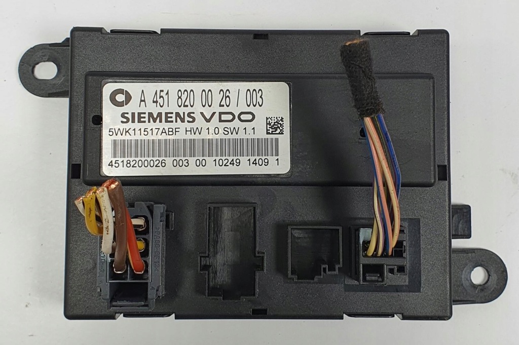 фото №1, Модуль блок керування bsi smart fortwo ii 451 a4518200026