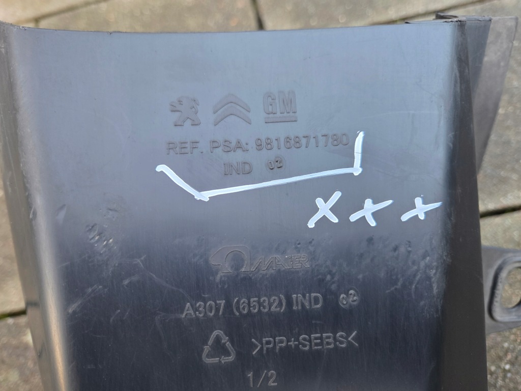 Купить Partner iv berlingo iv воздуховод воздуха 9816871680 9816871780 2018