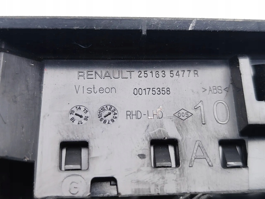 фото №7, Renault kadjar кнопка / ручка регулювання світла 2016 suv 4/5dr 15-24