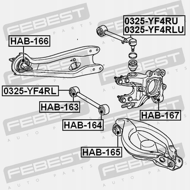 фото №11, Втулка рычага заднего honda pilot yf4 2009-2014