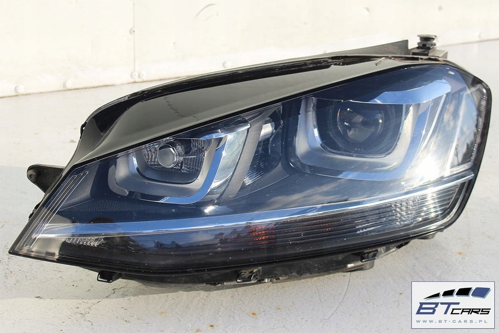 фото №8, Vw golf 7 vii перед капот крила бампер pas передній лампи підсилювач bł