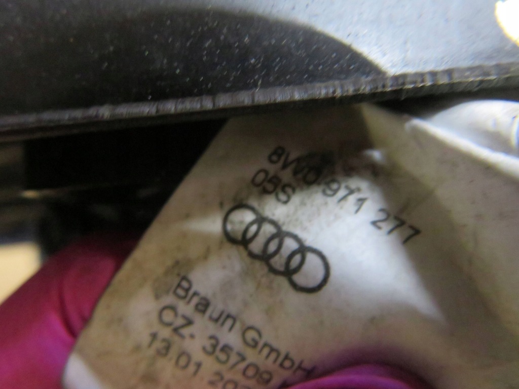 фото №11, Audi a4 b9 повітропровід повітря шторка жалюзі 8w0807297