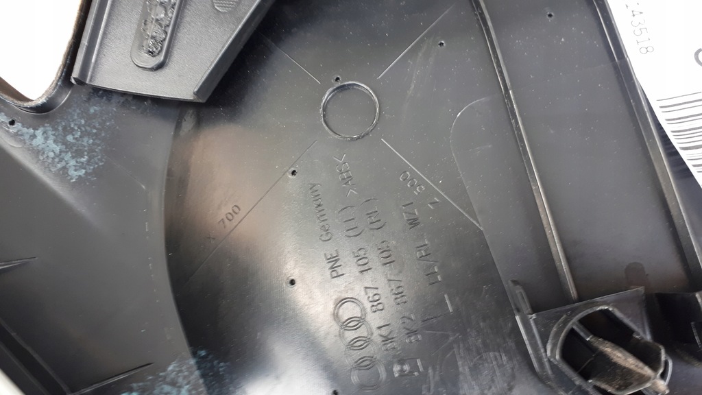 фото №13, S4 b8 lift обшивка двері лівий перед шкіра europa