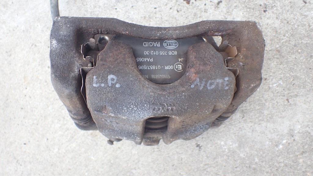 фото №7, Nissan note e12 2015 1.2 суппорт тормозной перед l