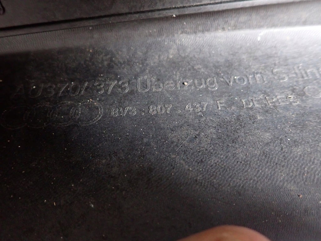 Audi a3 iii 3 8v s-line 13-16 бампер перед передний sprysk Недорого