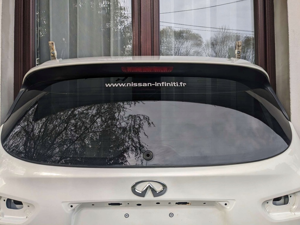 фото №9, Крышка багажника багажника+ петли infiniti qx60 jx35 лак: moonlight white 12-20r