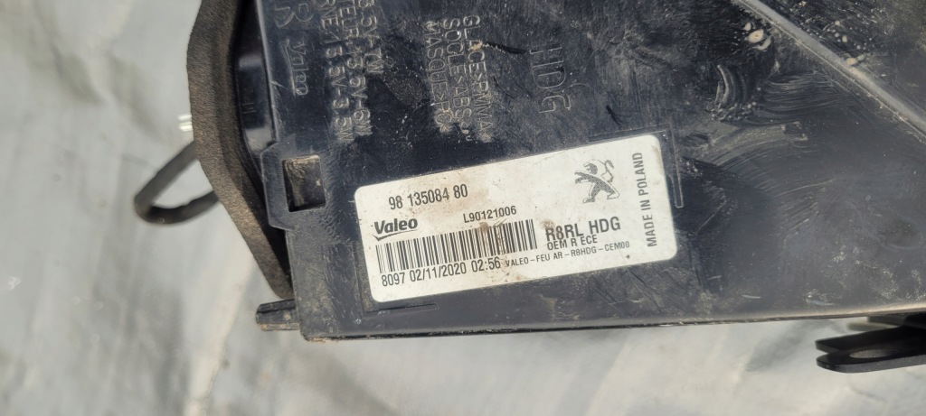 фото №6, Лампа задняя правая peugeot 508 ii led // 1270