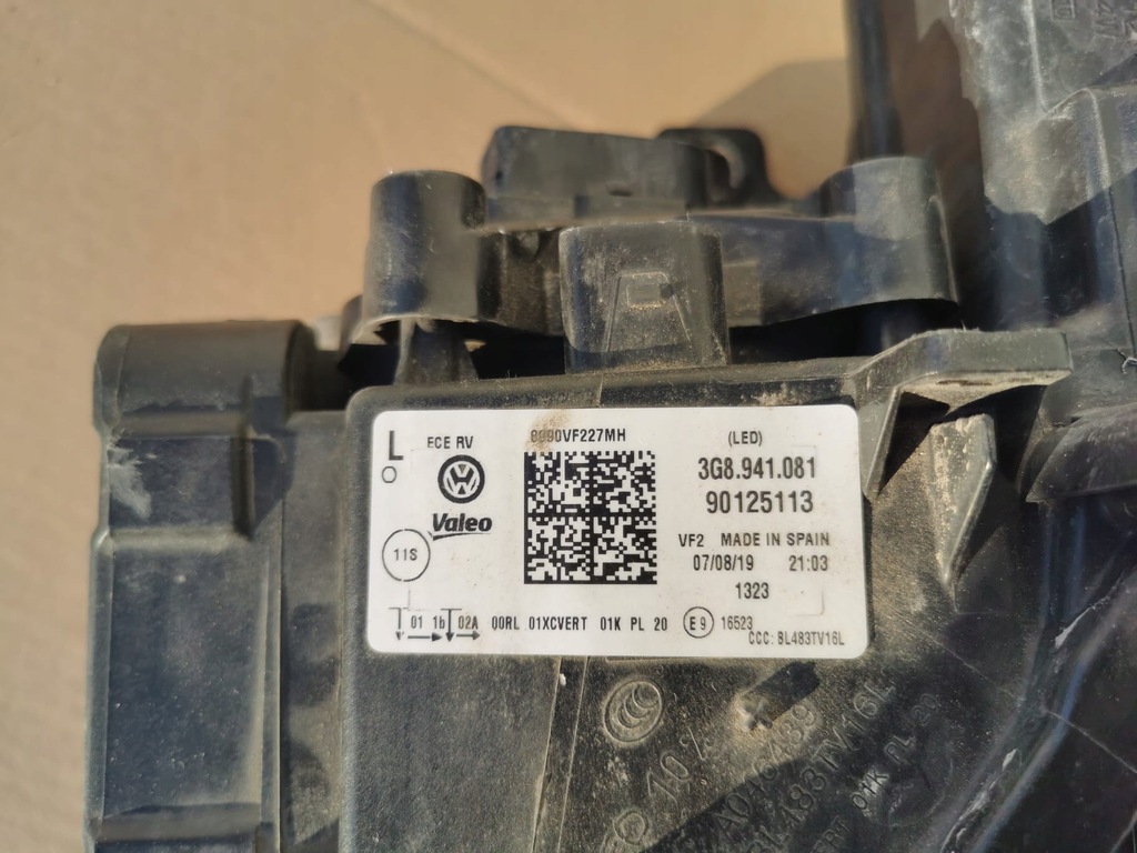 фото №9, Лампа левый перед передняя vw arteon 19 3g8 full led eu