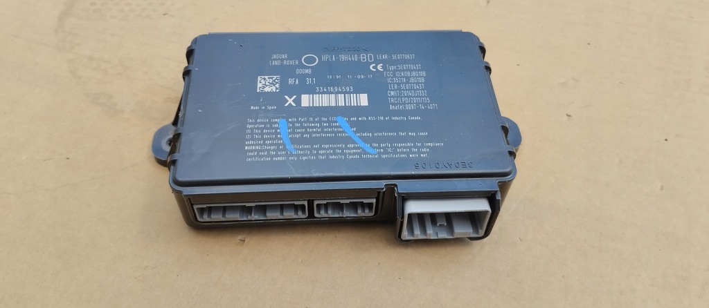 фото №1, Блок управления модуль keyless range rover velar l560 hpla-19h440-bd