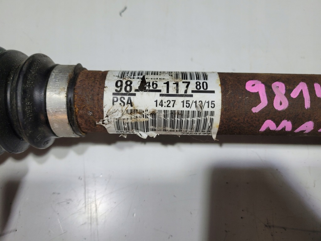 фото №5, Приводной вал длинная правая toyota proace 1.6 9814611780