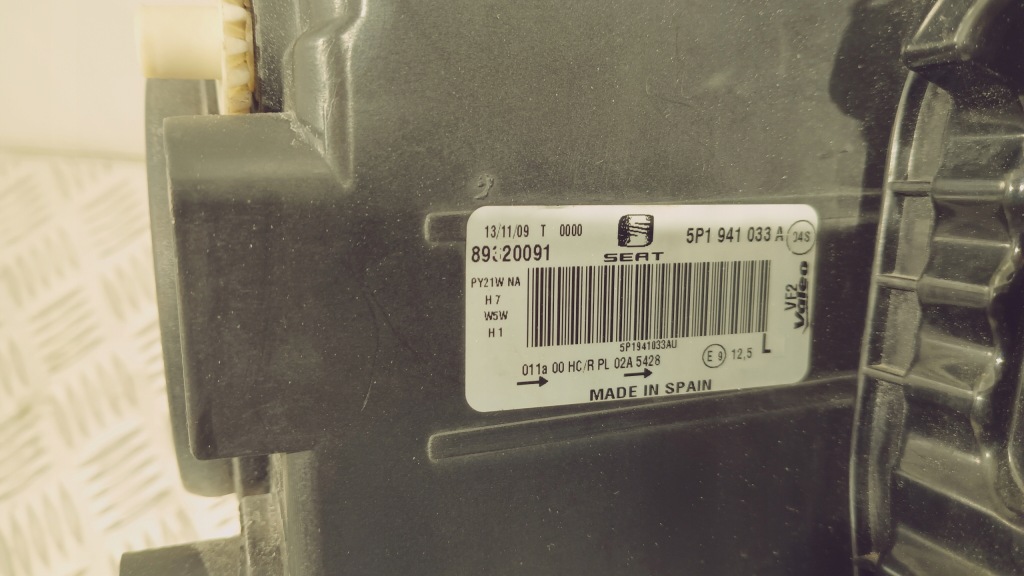 фото №9, Лампа seat altea leon ii 5p1 lift 09-15 5p1941033a оригинал valeo europa