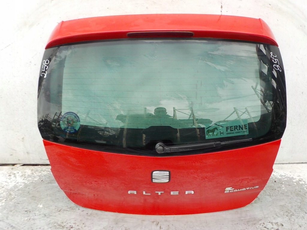 фото №1, 258 seat altea lift кришка багажника багажника задня задня