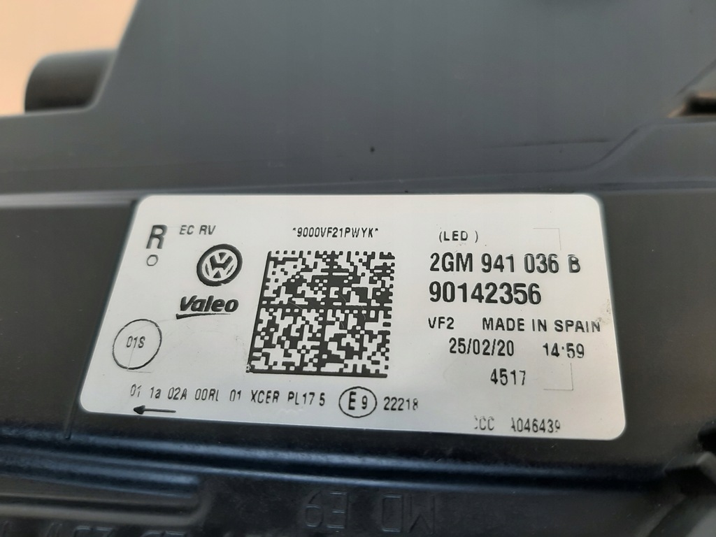 фото №6, Лампа права vw t-rock full led 2gm941036b