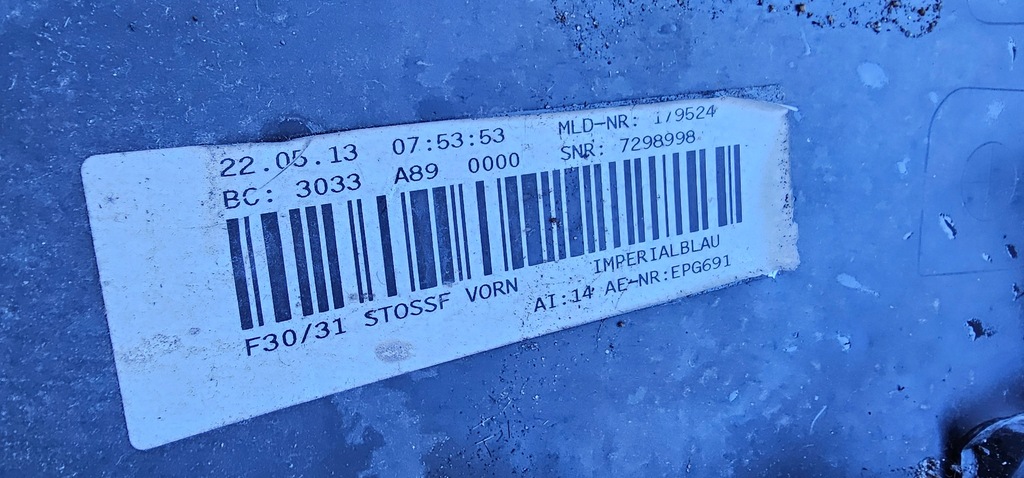 фото №9, Бампер решётка радиатора bmw 3 f30 f31 перед передний