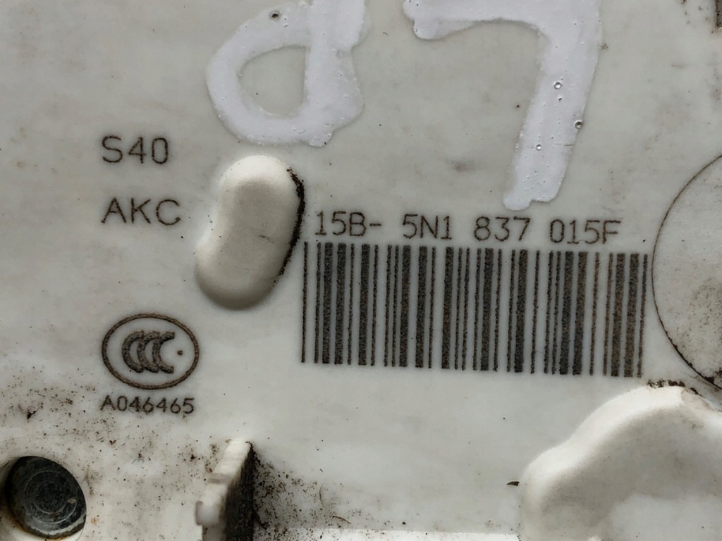 фото №5, Замок двері лівий перед vw cc b7 спортивний/купе