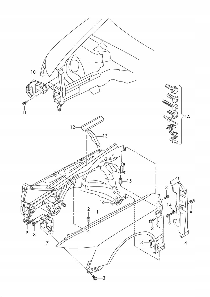 фото №11, Захист шумоізоляція крила 4f0821112d audi rs6 c6
