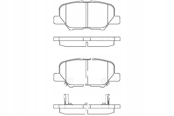 фото №1, Remsa тормозные колодки тормозные citroen c4 aircross 1.6