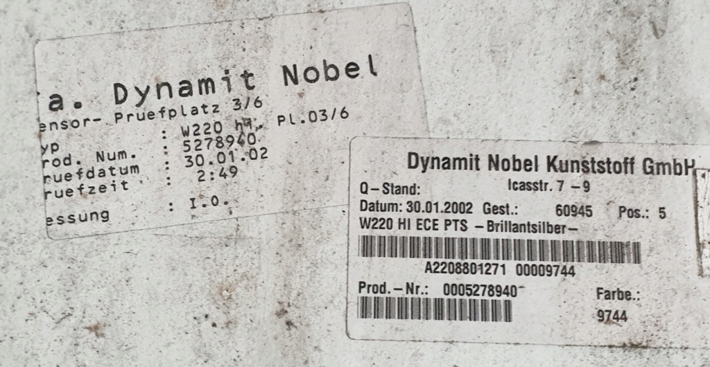 фото №14, Бампер задний задняя 744 pdc mercedes w220