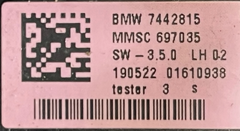 Bmw x3 g01 x4 g02 m-pakiet зеркало наружное левое 5 pin Цена