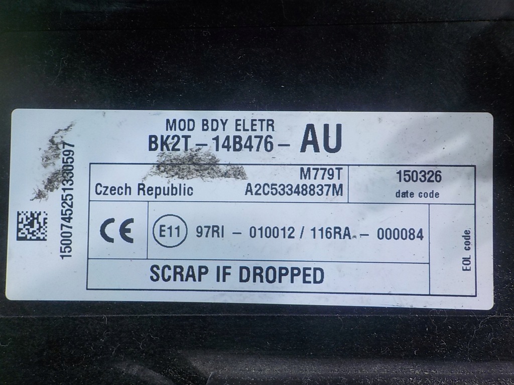 фото №5, Transit mk8 viii 2.2 tdci коробка запобіжників модуль bsi bk2t-14b476-ak