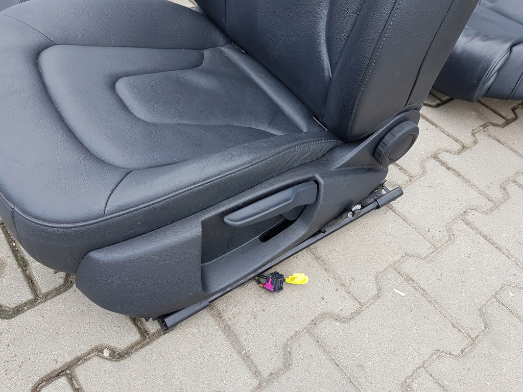 фото №6, Audi a4 b8 08-11r sedan сиденья кожаный заднее сиденье