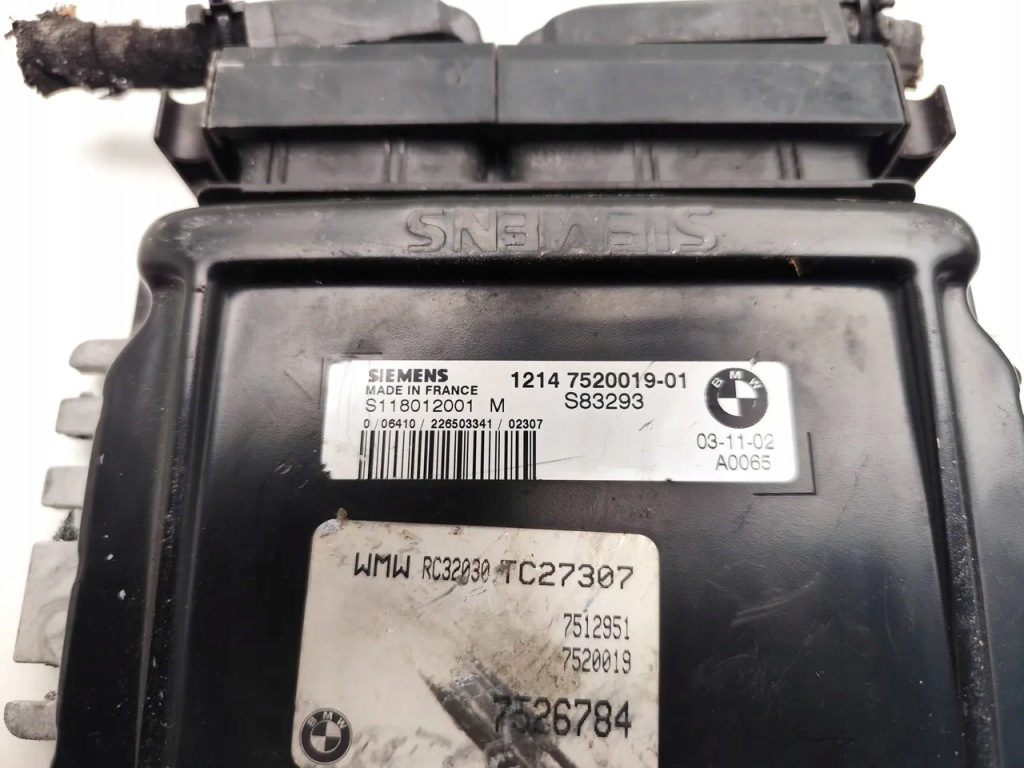 Mini mini блок управления / модуль ecu one бензин 66kw 90 hp 7520019 s118012001 с Разборки