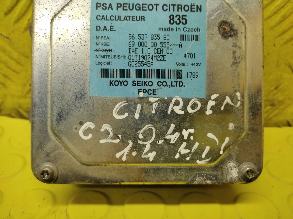 фото №4, Citroen c2 модуль підсилювача 9653783580