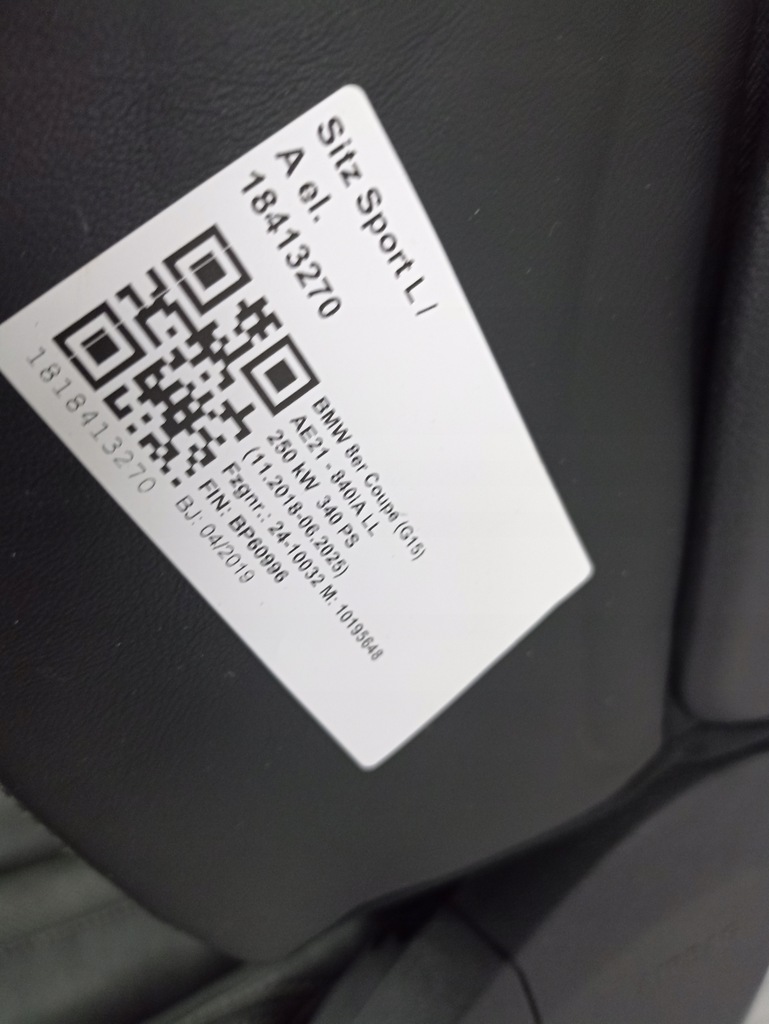 фото №13, Салон шкіра bmw g15 сидіння заднє сидіння обшивки sport jak nowe