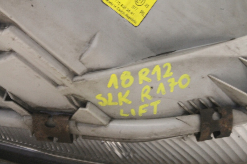 фото №6, Mercedes slk r170 лампа права передня фара правий перед