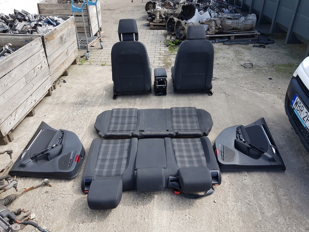 фото №5, Vw golf 6 vi 5k 08-13r gtd hb сидіння заднє сидіння 5d