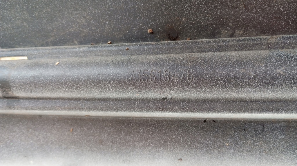 Fiat 500 рестайлинг  2015 ---. передний бампер перед 735619476 оригинал Оригинал