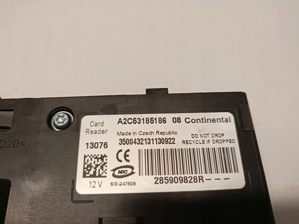 фото №6, Замок зажигания считыватель 285909828r renault zoe