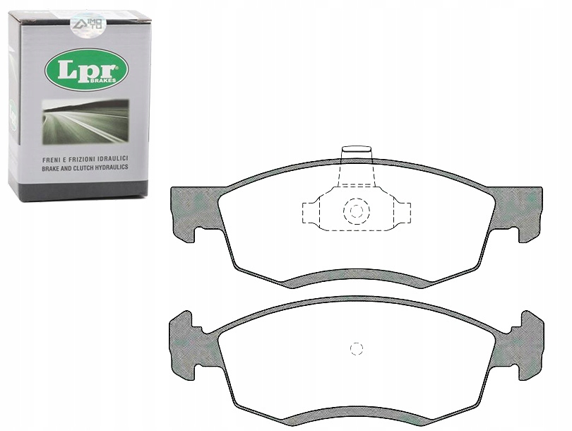 фото №1, Lpr 05p1654 набор тормозных колодок тормозных, тормоза дисковые
