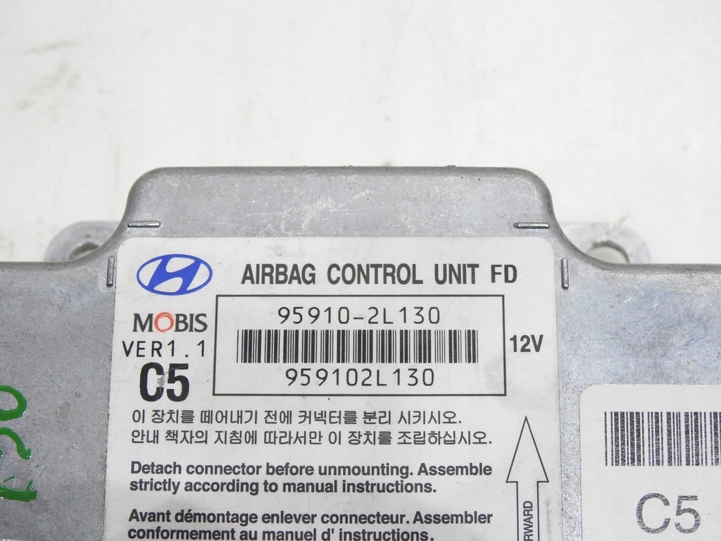 фото №9, Датчик air bag подушка безопасности hyundai i30 i 95910-2l130