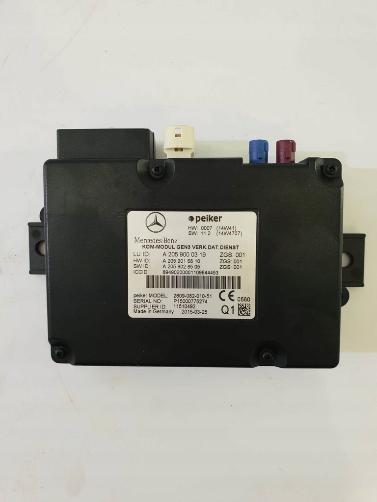 фото №1, Mercedes w205 модуль telematic a2059000319