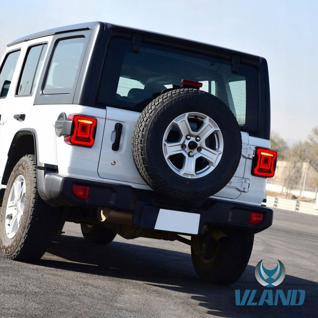 фото №16, Лампа лампы красные europa комплект led vland jeep wrangler jl 2018-2023