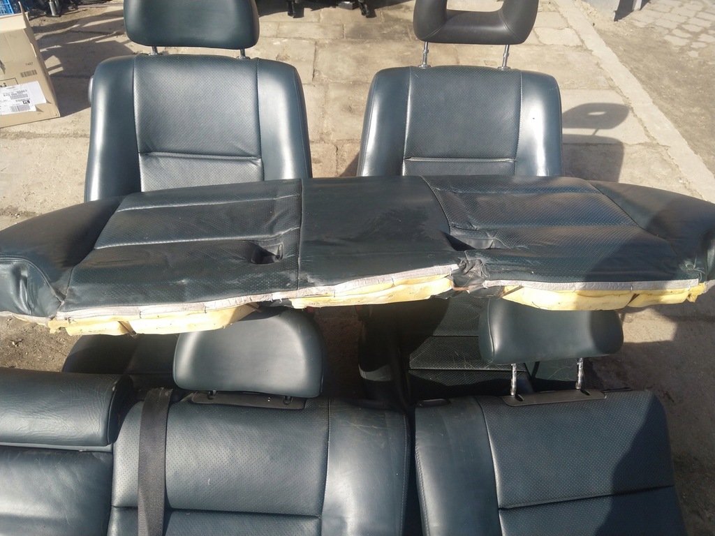 фото №6, Сиденья сиденье opel omega зелёный. кожа kombi