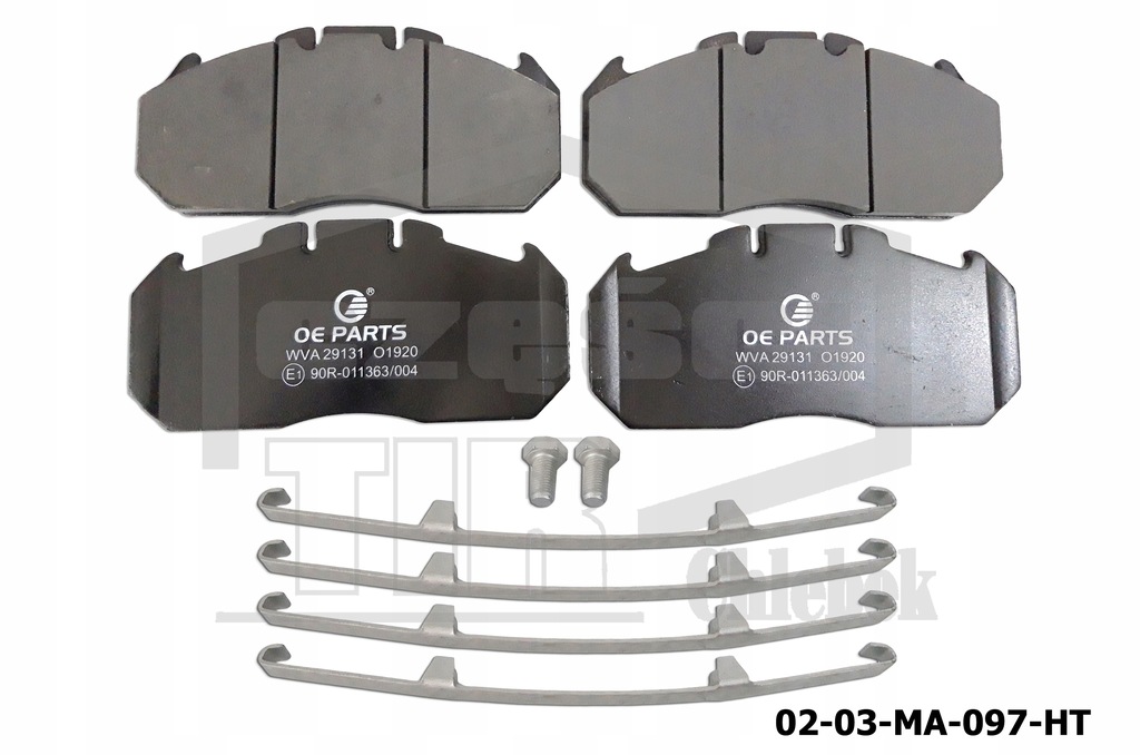 фото №1, Гальмівні колодки гальмівні 29131 renault magnum man tga 29131