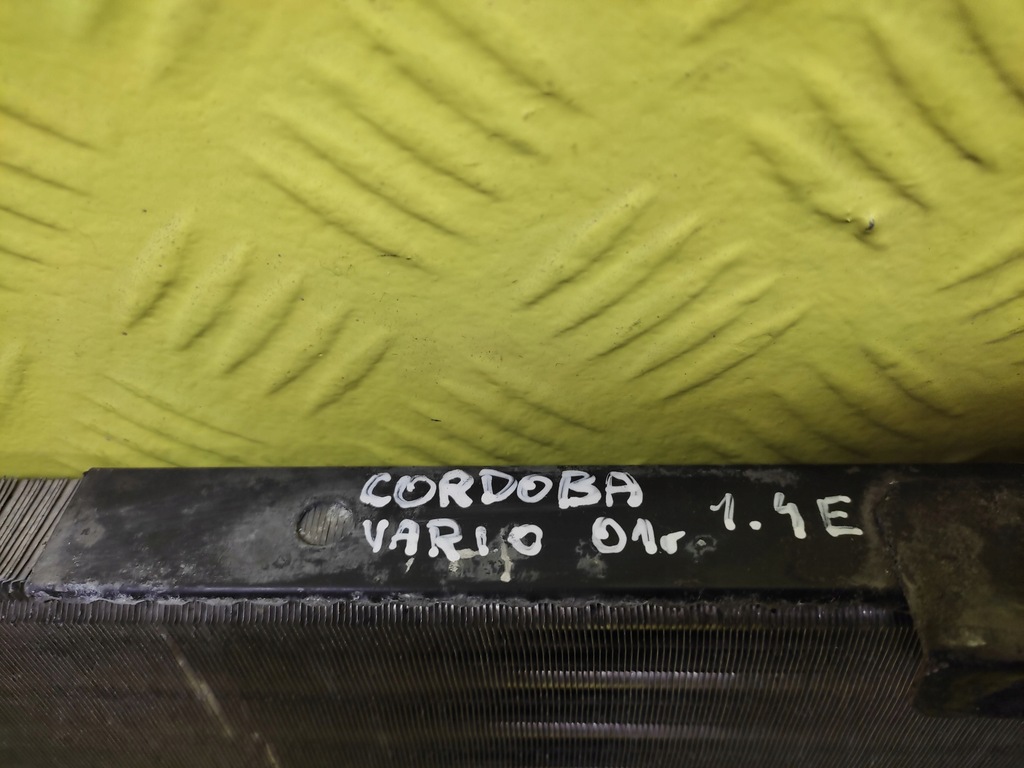 фото №6, Seat cordoba 1.4 16v радиатор wody 6k0121253ag