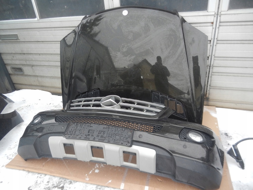 фото №7, Kompletny перед капот лампи бампер крила mercedes ml w164 3.0cdi c474